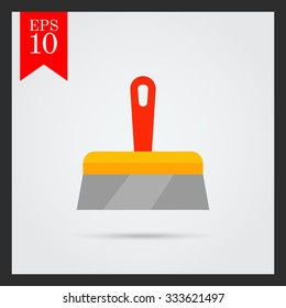 Plastering trowel icon