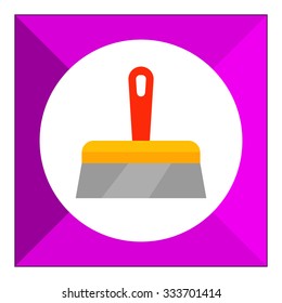 Plastering trowel icon