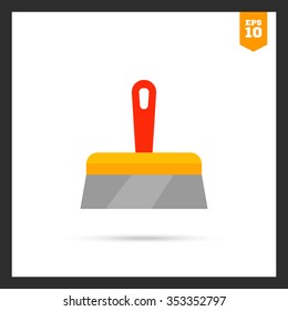 Plastering trowel icon