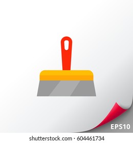 Plastering trowel icon