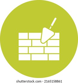 Plastering Trowel Symbol Vektorbild. Kann auch für Bauwerkzeuge verwendet werden. Geeignet für mobile Apps, Web-Apps und Printmedien.