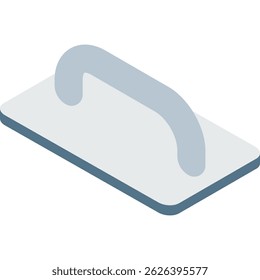 Plastering trowel tool vector icon plaster spatula