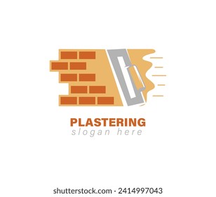 Plastering The Wall Logo illustration