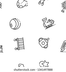 Plastic baby toy icon. Outline plastic baby toy vector icon for web design isolated on white background