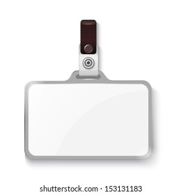 Plastic badge - Shutterstock ID 153131183
