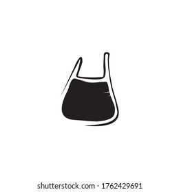 Plantilla vectorial de diseño de campaña de bolsas plásticas