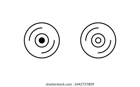 Plastic Bag icon design with white background stock illustration