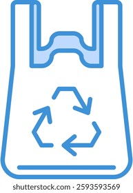 Plastic Bag Icon Element For Design