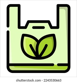 Plastic Bag Icon, Recycle Bag Logo, Ecology Symbol.