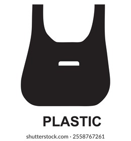 plastic bag icon vector design
