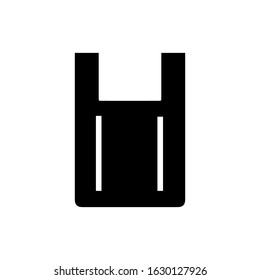 Plastic bag icon vector illustration.