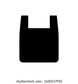 Plastic bag icon vector illustration.