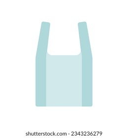 Icono de bolsa de plástico. Ilustración vectorial.
