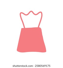 Plastic bag logo design illustration