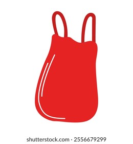 Plastic Bag Vector Illustration. Good for designs with a Grocery theme.