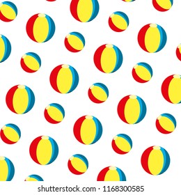 plastic ball beach toy background