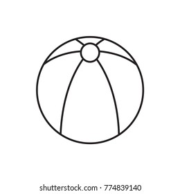 plastic ball icon illustration isolated vector sign symbol