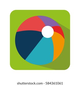 plastic ball toy icon