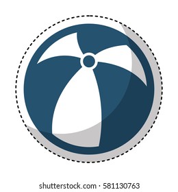 plastic balloon isolated icon