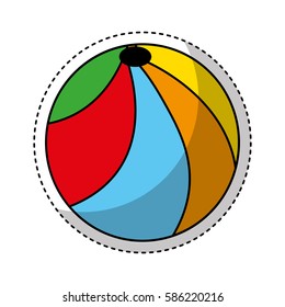 plastic balloon isolated icon
