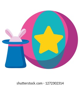 plastic balloon with star