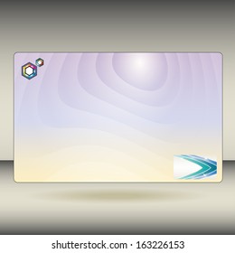 plastic bank card