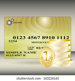 plastic bank card