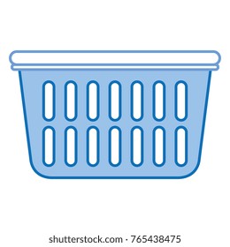 plastic basket laundry icon