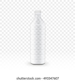 plastic beverage bottle isolated on transparent background, 3D illustration