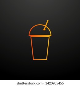 plastic beverage cup nolan icon. Elements of kitchen set. Simple icon for websites, web design, mobile app, info graphics