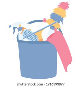 https://image.shutterstock.com/image-vector/plastic-blue-bucket-full-cleaning-260nw-1916393897.jpg