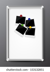 Plastic board with photos