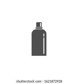 Plastic Botol Tableware Icon Black and White Vector Graphic