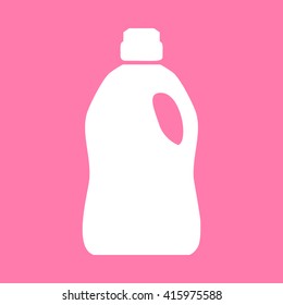 Plastic bottle for cleaning