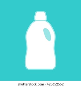 Plastic bottle for cleaning