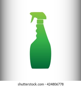 Plastic bottle for cleaning