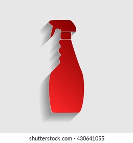 Plastic bottle for cleaning
