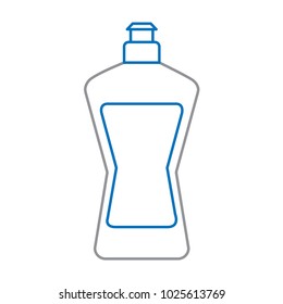 plastic bottle detergent for dishwashing liquid cleaning laundry