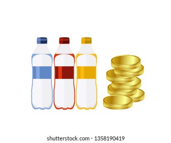 Plastic bottle exchange for money
