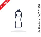 Plastic bottle icon