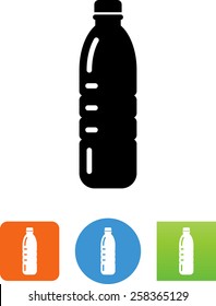 Plastic bottle icon