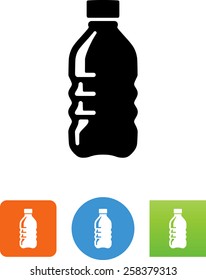 Plastic bottle icon