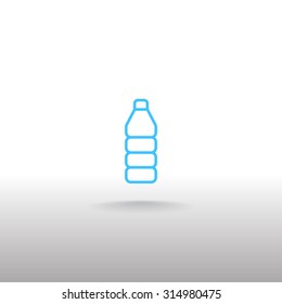 Plastic bottle icon