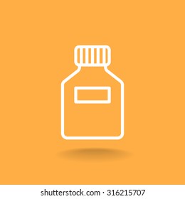 Plastic bottle icon