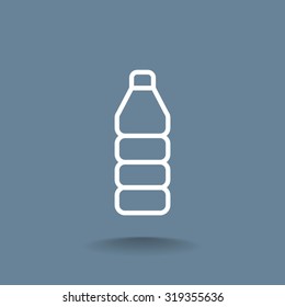 Plastic bottle icon
