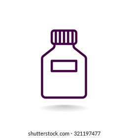 Plastic bottle icon
