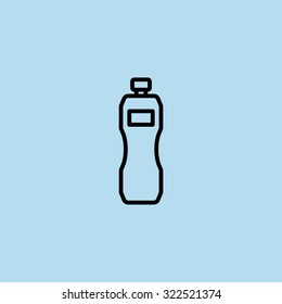 Plastic bottle icon