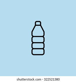 Plastic bottle icon