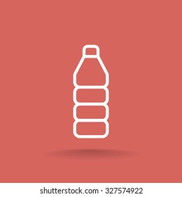 Plastic bottle icon