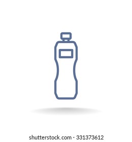 Plastic bottle icon